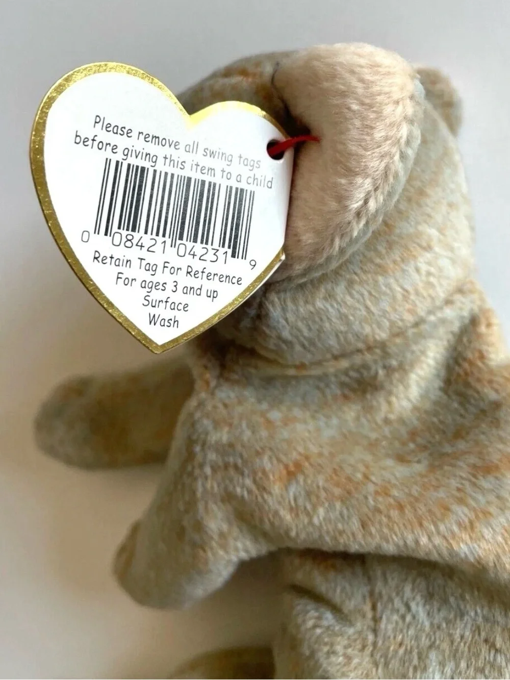 Vintage Ty Beanie Baby - Scat the Cat (1998 / Retired with Mint Tag)⁠